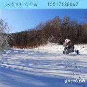 造雪量大雪质优厂家 对环境污染少选小型人工造雪机