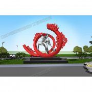 华阳雕塑 重庆广场雕塑制作 云南不锈钢雕塑 四川园区雕塑设计