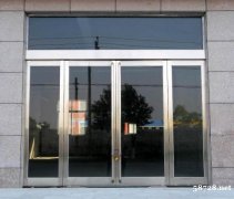 北京安装肯德基玻璃门 换地弹簧