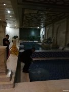 浴池汤泉酒店温泉砂缸热水管水垢清洗疏通方法