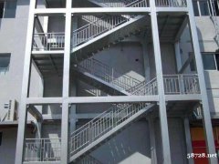 专业钢结构隔层二层阁楼楼梯搭建